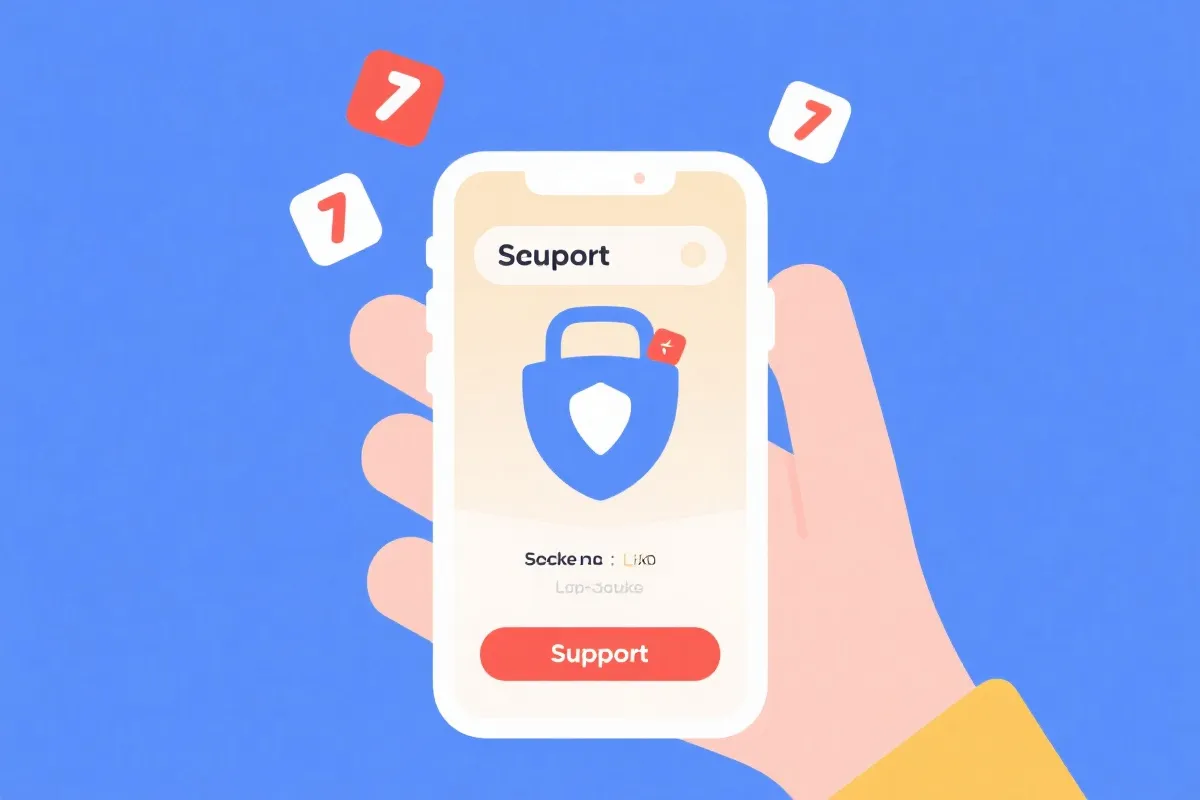 客服支持与移动端服务示意图